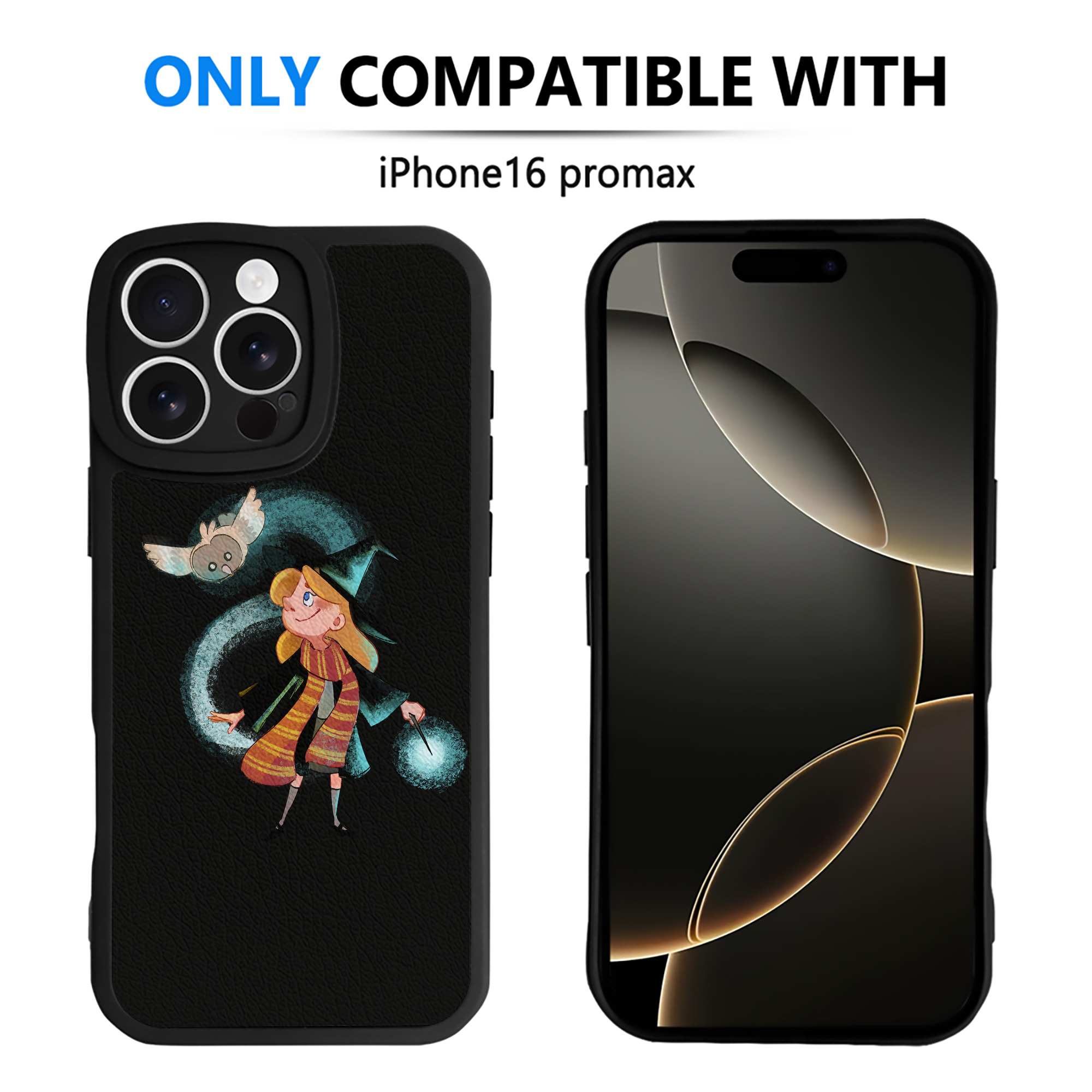 （画像用） Harry Potter ハリー・ポッターシリーズ 【iPhone 16シリーズ対応】シリコンスマホケース（レザー調） 材質：シリコン